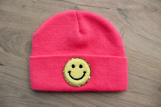 Baby Knit Winter Patch Hat